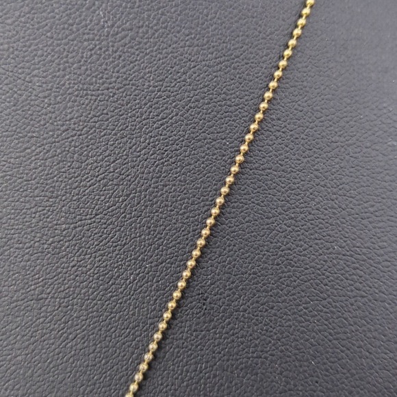 IZCO & CO. Gold Tone Square Link Teardrop Pendant Necklace - Picture 3 of 7